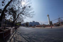 5th March, 2026. Kathmandu, Nepal. Election  in kathmandu valley and the empty roads.