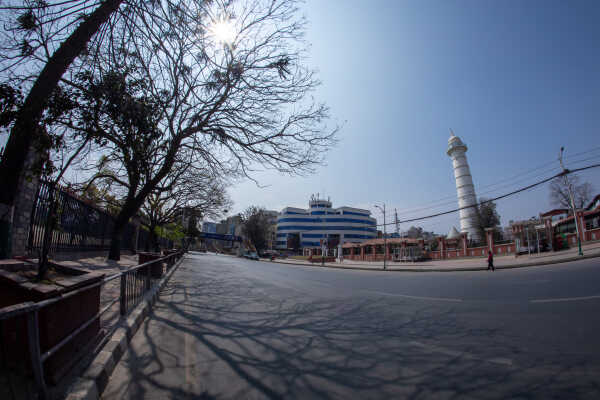 5th March, 2026. Kathmandu, Nepal. Election  in kathmandu valley and the empty roads.