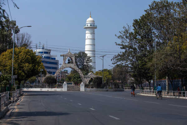 5th March, 2026. Kathmandu, Nepal. Election  in kathmandu valley and the empty roads.