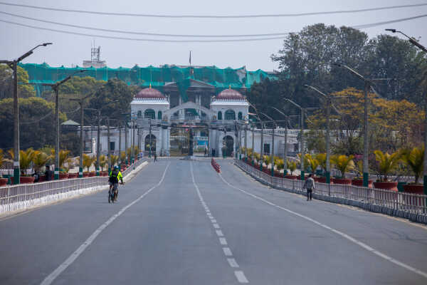5th March, 2026. Kathmandu, Nepal. Election  in kathmandu valley and the empty roads.