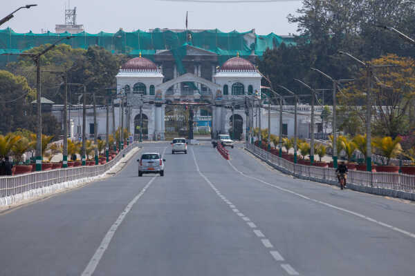 5th March, 2026. Kathmandu, Nepal. Election  in kathmandu valley and the empty roads.