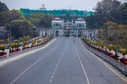 5th March, 2026. Kathmandu, Nepal. Election  in kathmandu valley and the empty roads.
