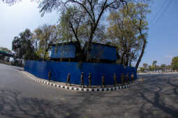 5th March, 2026. Kathmandu, Nepal. Election  in kathmandu valley and the empty roads.