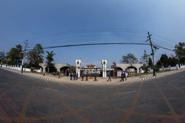 5th March, 2026. Kathmandu, Nepal. Election  in kathmandu valley and the empty roads.