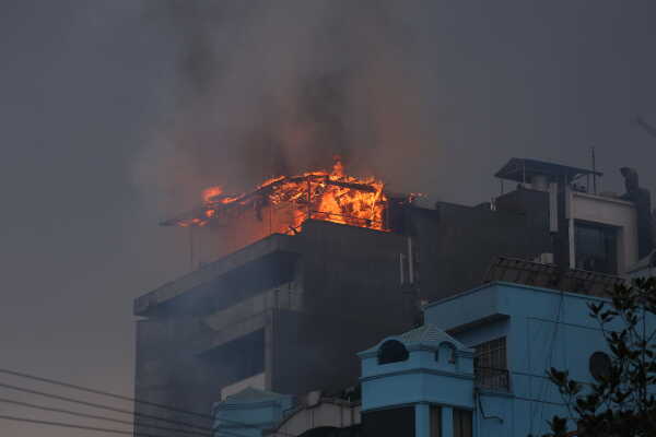 Fire at Daura Thakali Restaurant in Kupondole Brought Under Control