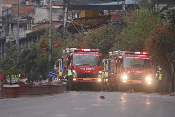 Fire at Daura Thakali Restaurant in Kupondole Brought Under Control