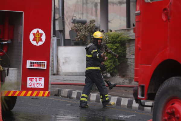 Fire at Daura Thakali Restaurant in Kupondole Brought Under Control
