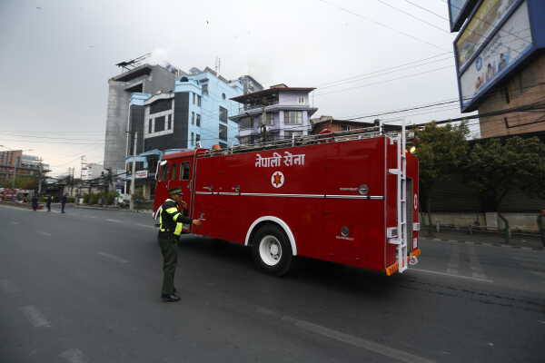 Fire at Daura Thakali Restaurant in Kupondole Brought Under Control