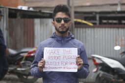 Gen Z Activists Protest at Maitighar Demanding Public Release of Karki Commission Report