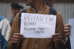 Gen Z Activists Protest at Maitighar Demanding Public Release of Karki Commission Report