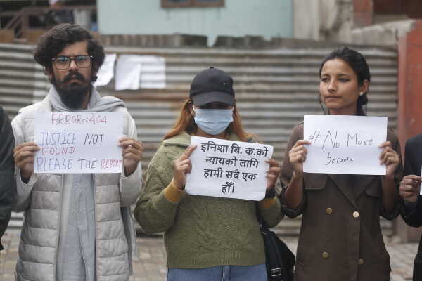Gen Z Activists Protest at Maitighar Demanding Public Release of Karki Commission Report