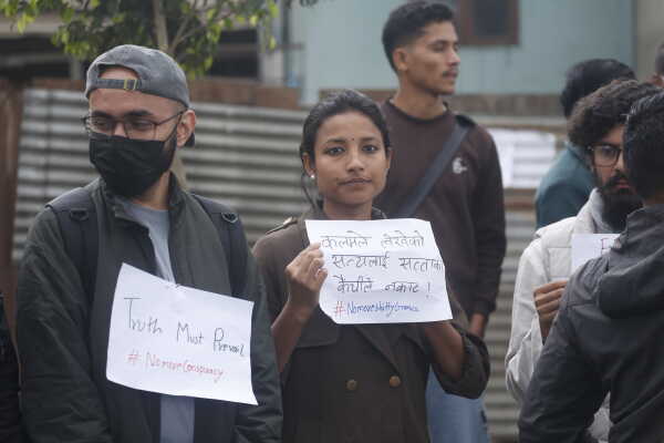 Gen Z Activists Protest at Maitighar Demanding Public Release of Karki Commission Report