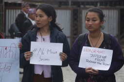 Gen Z Activists Protest at Maitighar Demanding Public Release of Karki Commission Report