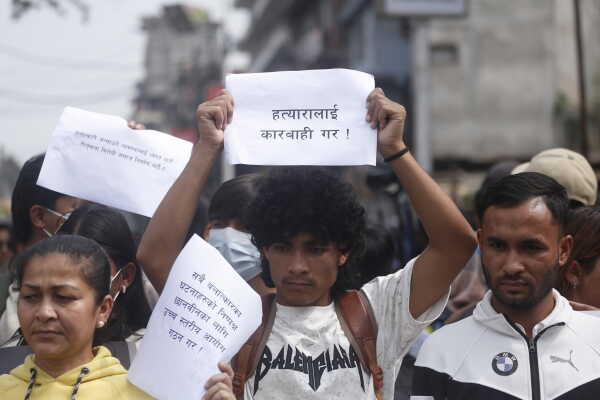 Protest Held at Maitighar Mandala Demanding Justice for Inisha BK