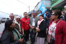 RSP Supporters Celebrate Outside Vote Counting Center in Kathmandu-8