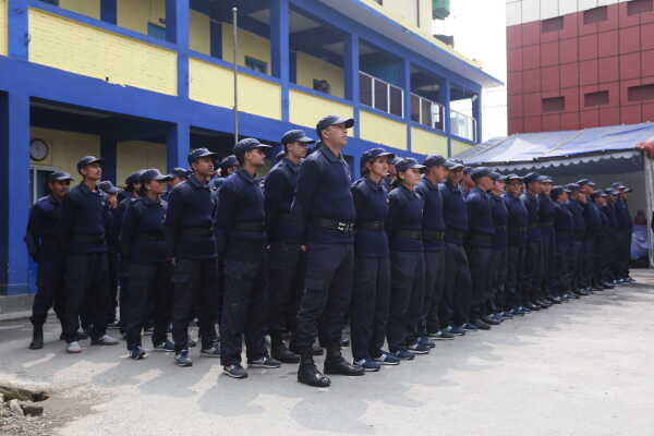 Temporary Election Police Personnel Bid Farewell After Election Duty