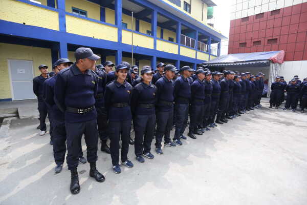 Temporary Election Police Personnel Bid Farewell After Election Duty
