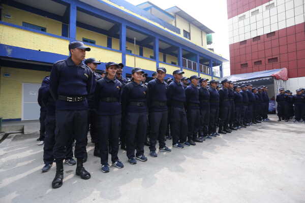 Temporary Election Police Personnel Bid Farewell After Election Duty