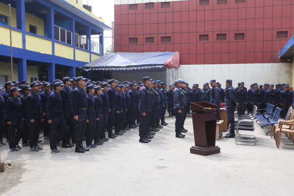 Temporary Election Police Personnel Bid Farewell After Election Duty