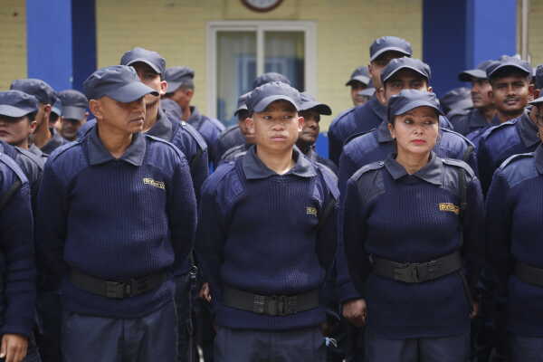 Temporary Election Police Personnel Bid Farewell After Election Duty
