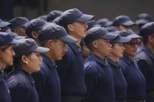 Temporary Election Police Personnel Bid Farewell After Election Duty