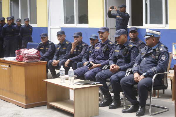 Temporary Election Police Personnel Bid Farewell After Election Duty