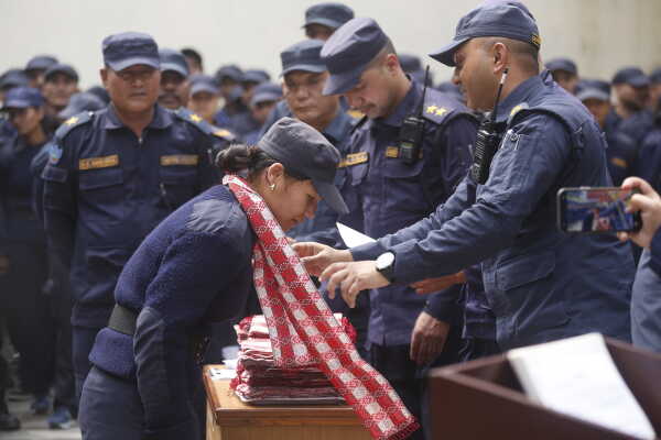 Temporary Election Police Personnel Bid Farewell After Election Duty