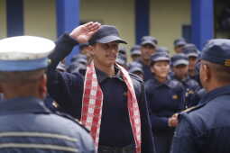 Temporary Election Police Personnel Bid Farewell After Election Duty