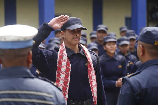 Temporary Election Police Personnel Bid Farewell After Election Duty