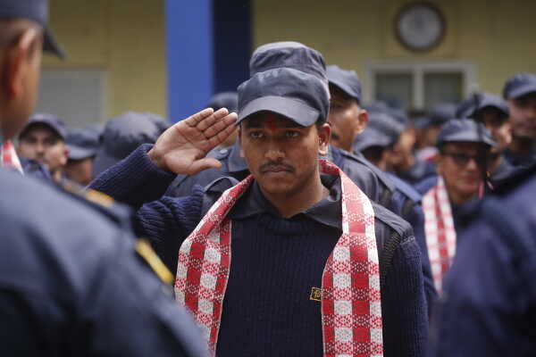 Temporary Election Police Personnel Bid Farewell After Election Duty