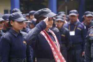 Temporary Election Police Personnel Bid Farewell After Election Duty
