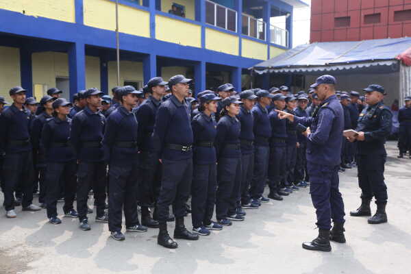 Temporary Election Police Personnel Bid Farewell After Election Duty