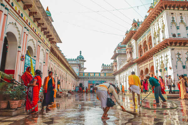 Morning at Janaki Temple