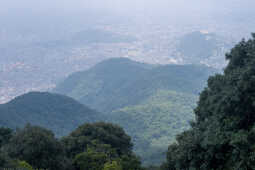Aerial view of Kathmandu valley from Jamacho